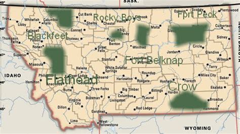 gfunkwrestling141: Indian Reservations in Montana