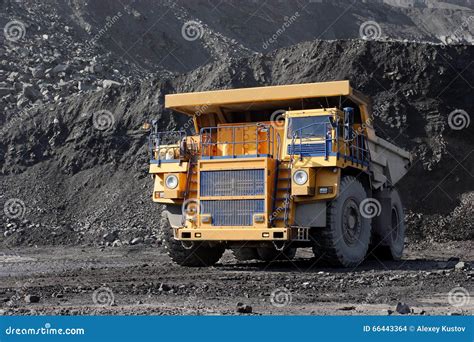 Coal Mining. the Truck Transporting Coal. Stock Photo - Image of dirty ...