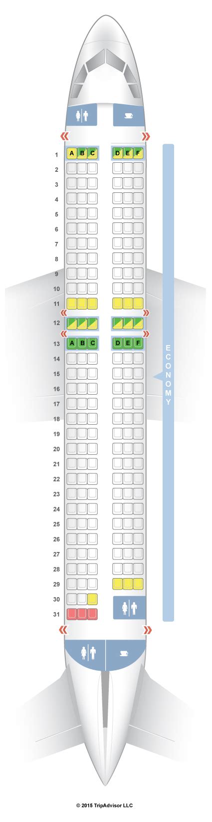 SeatGuru Seat Map easyJet - SeatGuru