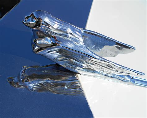 Vintage Flying Lady Hood Ornament Photograph by Kathy M Krause