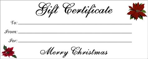 18 Gift Certificate Templates - Excel PDF Formats