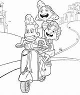 Free Luca Coloring Pages Printable sketch template