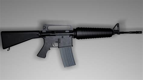 m16 rifle 3d model