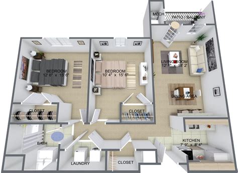 Floor Plans - Shorewood Cove Senior Apartments Living Community in ...