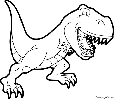 T Rex Coloring Pages (26 Free Printables) - ColoringAll