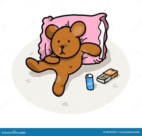 Lazy Bear stock vector. Illustration of concept, design - 68424594