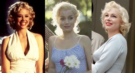 Ana de Armas and others who've played Marilyn Monroe