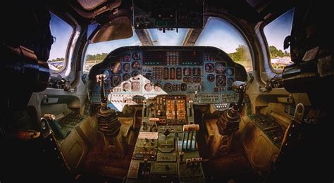 cockpit, aircraft, vehicle, Tupolev Tu-22M3, Russian Air Force HD Wallpaper