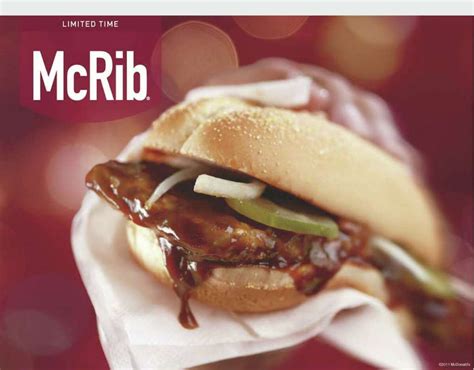 The McRib makes a McComeback