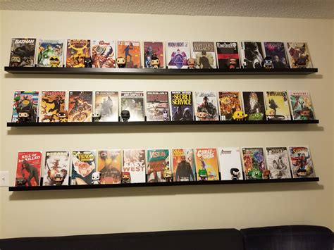 Comic Book Wall Shelf / Collectormount Comic Mount Comic Book Shelf ...