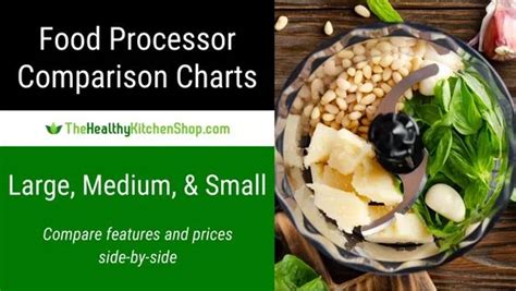 Food Processors Comparison Charts - Bestsellers