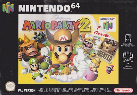 Mario Party 2 (1999) box cover art - MobyGames