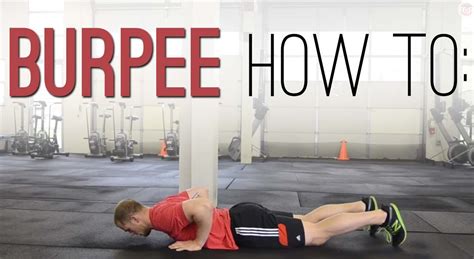 BURPEE TUTORIAL: How to perform burpees with proper burpee technique ...