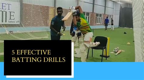 5 Basic Drills for Beginners | Batting Basics - YouTube