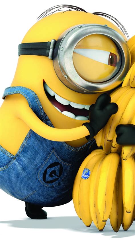 Minion Banana 640 x 1136 iPhone 5 Wallpaper