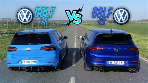 NOUVELLE GOLF 8R VS ANCIENNE GOLF 7R ! 😱 DRAG RACE - YouTube