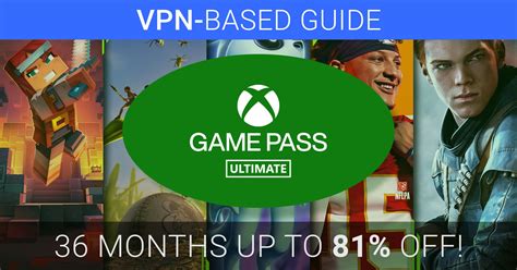 Cheapest Xbox Game Pass Ultimate deals with a VPN - buy 36 months of subscription for ~ 104 USD ...