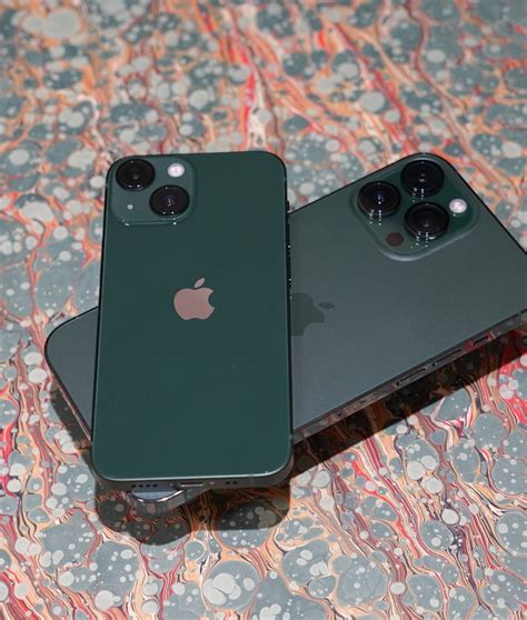 We got the green iPhone 13 Pro Max and iPhone 13 mini early