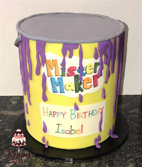 Mister Maker Themed Birthday Cake | Themed birthday cakes, How to stack ...