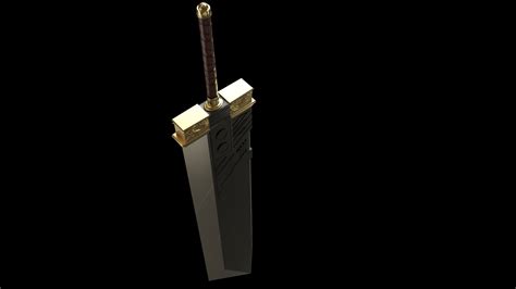 Buster Sword Final Fantasy VII Zack Fair 3D Model $6 - .obj .fbx .ma - Free3D