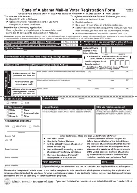 Printable voter registration form jefferson county - designsgarry