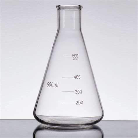 Libbey 56809 Chemistry Bar 17 oz. (500 mL) Erlenmeyer Flask Glass - 6/Case