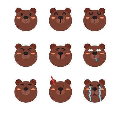 Bear Emoji Vector Art, Icons, and Graphics for Free Download