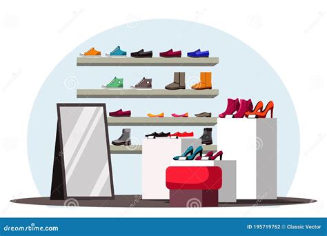 Inside Shoe Store Stock Illustrations – 184 Inside Shoe Store Stock ...