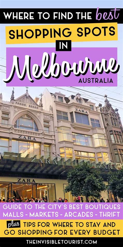 Best Shopping in Melbourne: Malls, Outlets, Arcades & Thrift