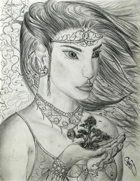 Mother Earth Sketch by nemik on DeviantArt