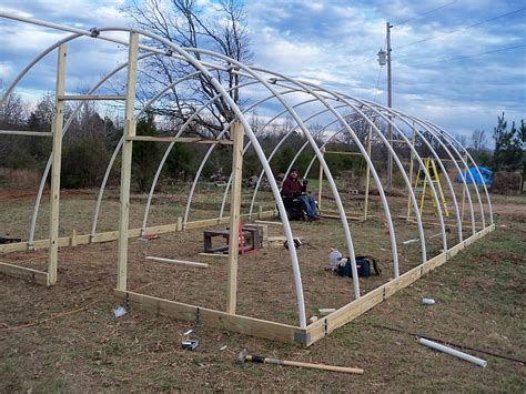 Building the Greenhouse - Tubby Creek Farm