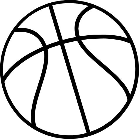 basketball outline clipart 20 free Cliparts | Download images on ...