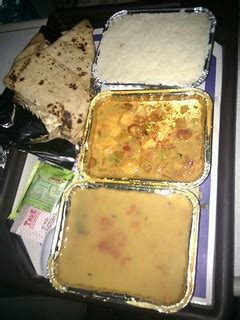 Vegetarian Meal @ Indian Railways | Much improved - hot and … | Flickr