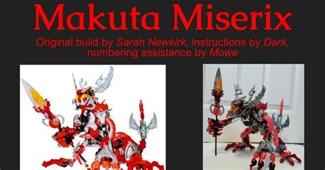 MAKUTA MISERIX INSTRUCTIONS : bioniclelego