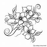 Flower Vine Coloring Pages  Free & Printable sketch template