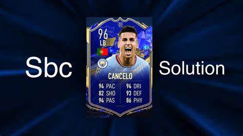 TOTY NOMINEE SBC JOAO CANCELO MADFUT 23 SBC SOLUTIONS - YouTube