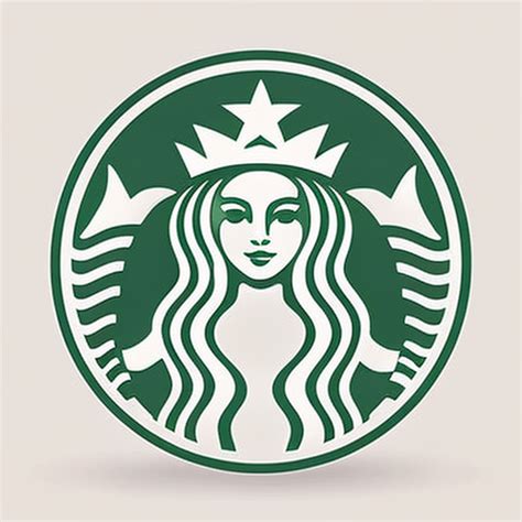 zeiruu: Modernised starbucks logo. Green color