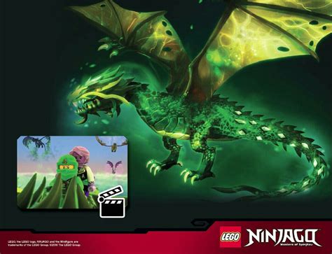 Lloyd's energy dragon | Ninjago dragon, Lego ninjago movie, Lego ninjago