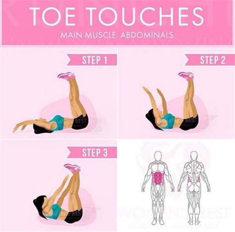 Toe touches | Toe touches exercise, Cheer workouts, Yoga video workout