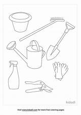 Gardening Tools Colouring Sheets At Celia Morgan Blog sketch template