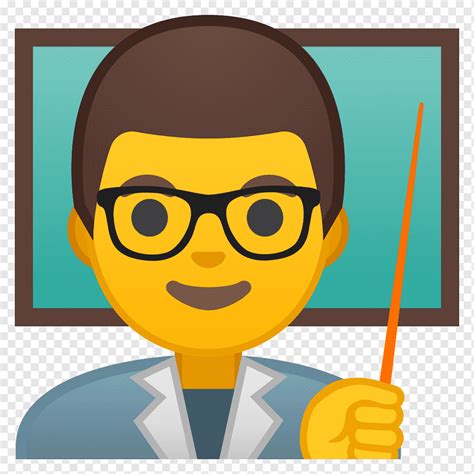 Emoji Smiley Teacher Professor School, Emoji, smiley, cartoon, emoticon png | PNGWing