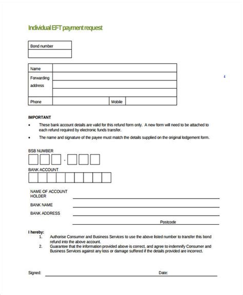 FREE 11+ Payment Request Forms in PDF | Ms Word