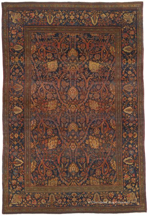 Antique Mohtasham Kashan Carpets from 19th Century Persia