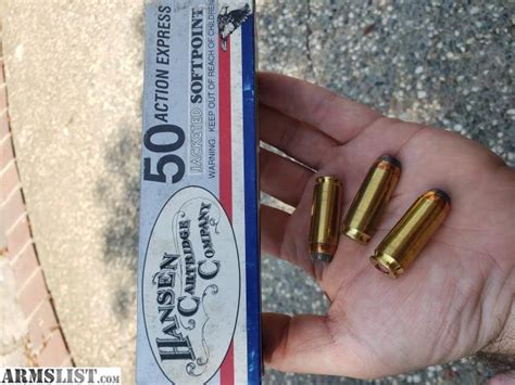 ARMSLIST - For Sale: 50 AE Ammo