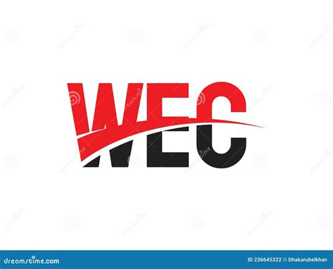 WEC Letter Initial Logo Design Vector Illustration Stock Vector - Illustration of swoosh ...