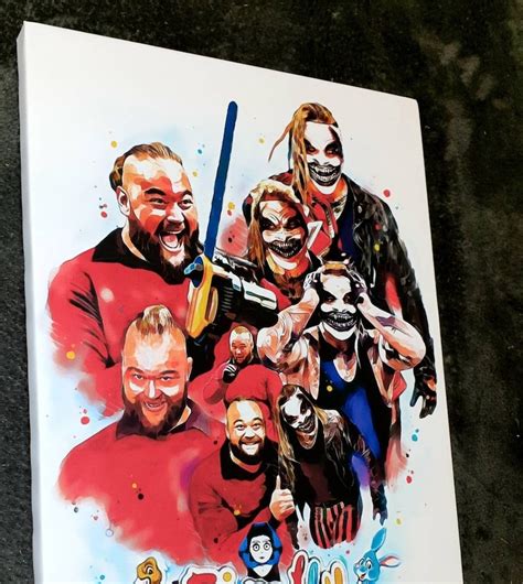 WWE Bray Wyatt Firefly Funhouse THE FIEND Canvas Design - Etsy