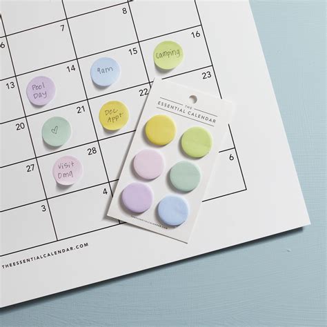 Circle Sticky Notes for Versatile Planning – The Essential Calendar