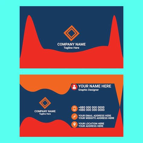 Premium Vector | Creative Business Card Design Template