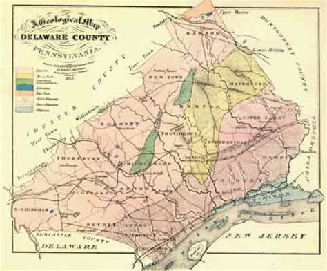 Map Of Delaware County Pa - Maping Resources