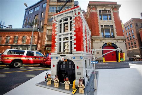 Iconic Ghostbusters Firehouse Headquarters Finally Gets LEGO-lized - MIKESHOUTS